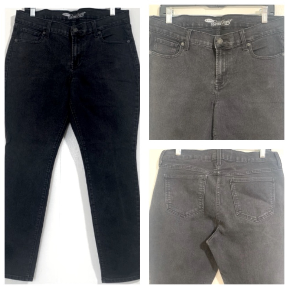 OLD NAVY Old Navy Jeans Charcoal Sweet Heart Stretch Jeans Size 12.